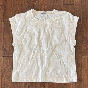 Evereve Women's White Short Sleeve Tee